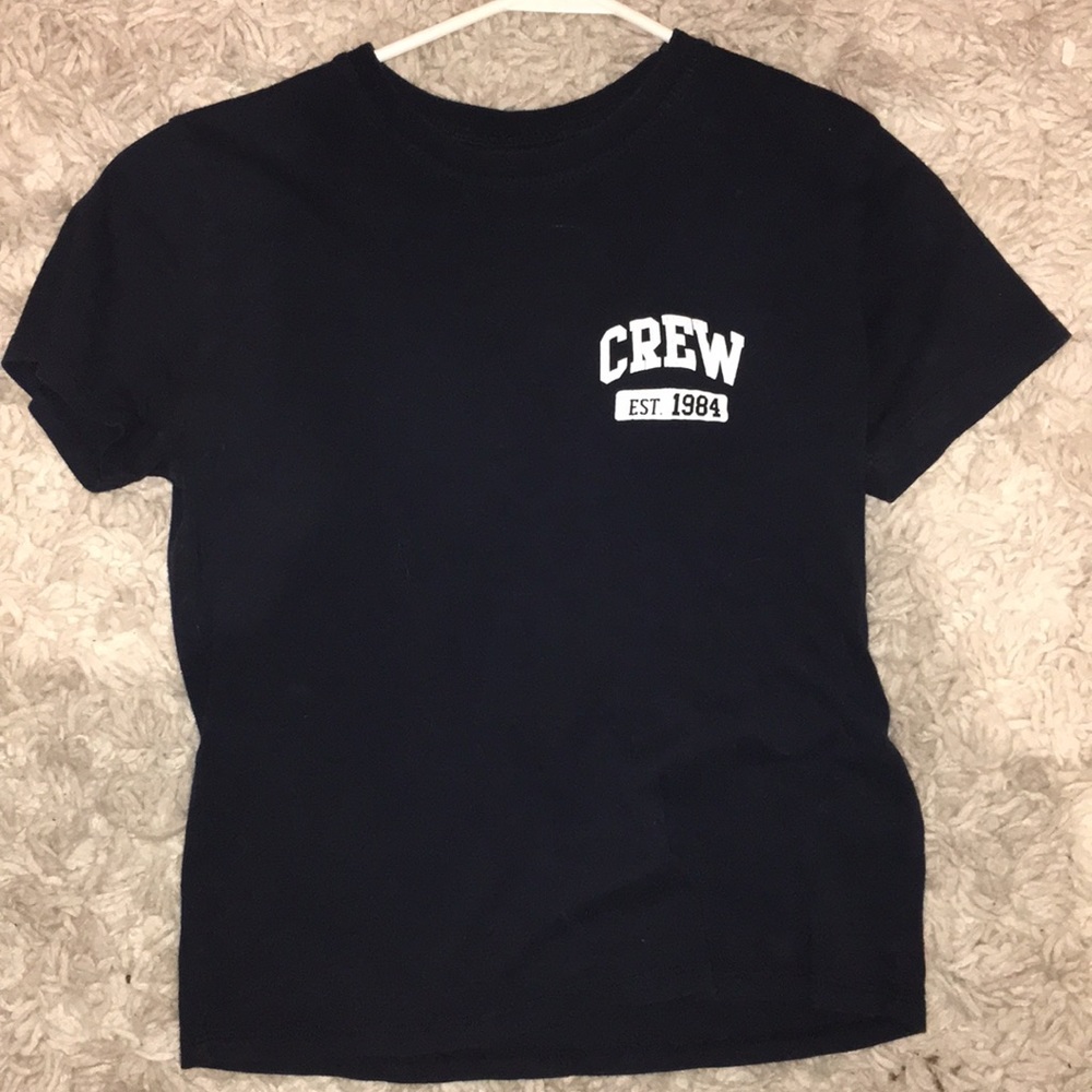 BRANDY MELVILLE navy blue graphic t-shirt